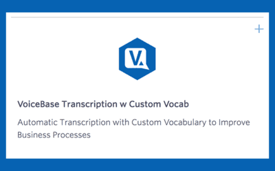 The Newest Twilio Marketplace Add-On From VoiceBase: Transcription with Custom Vocabulary