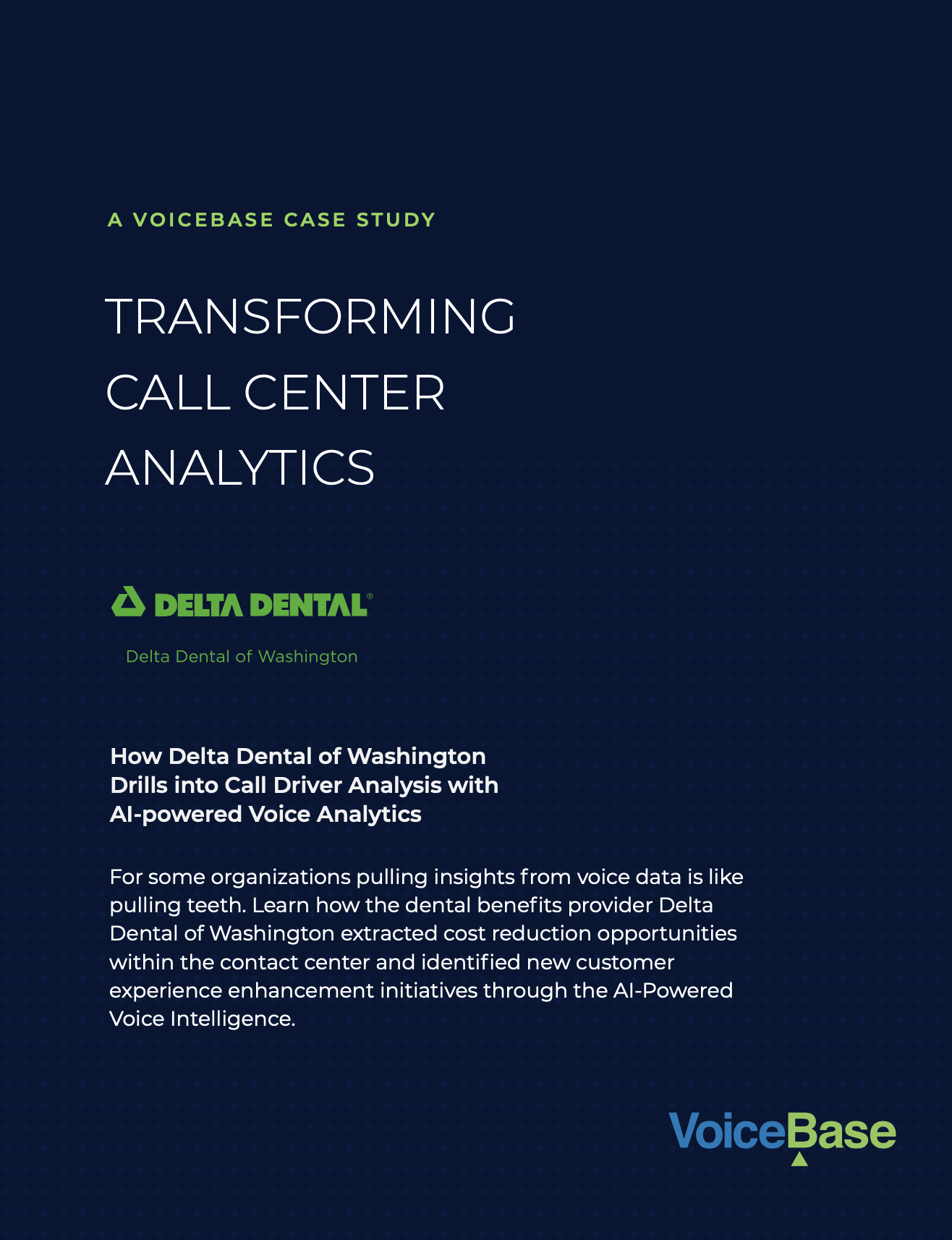 voicebase case study for call center analytics