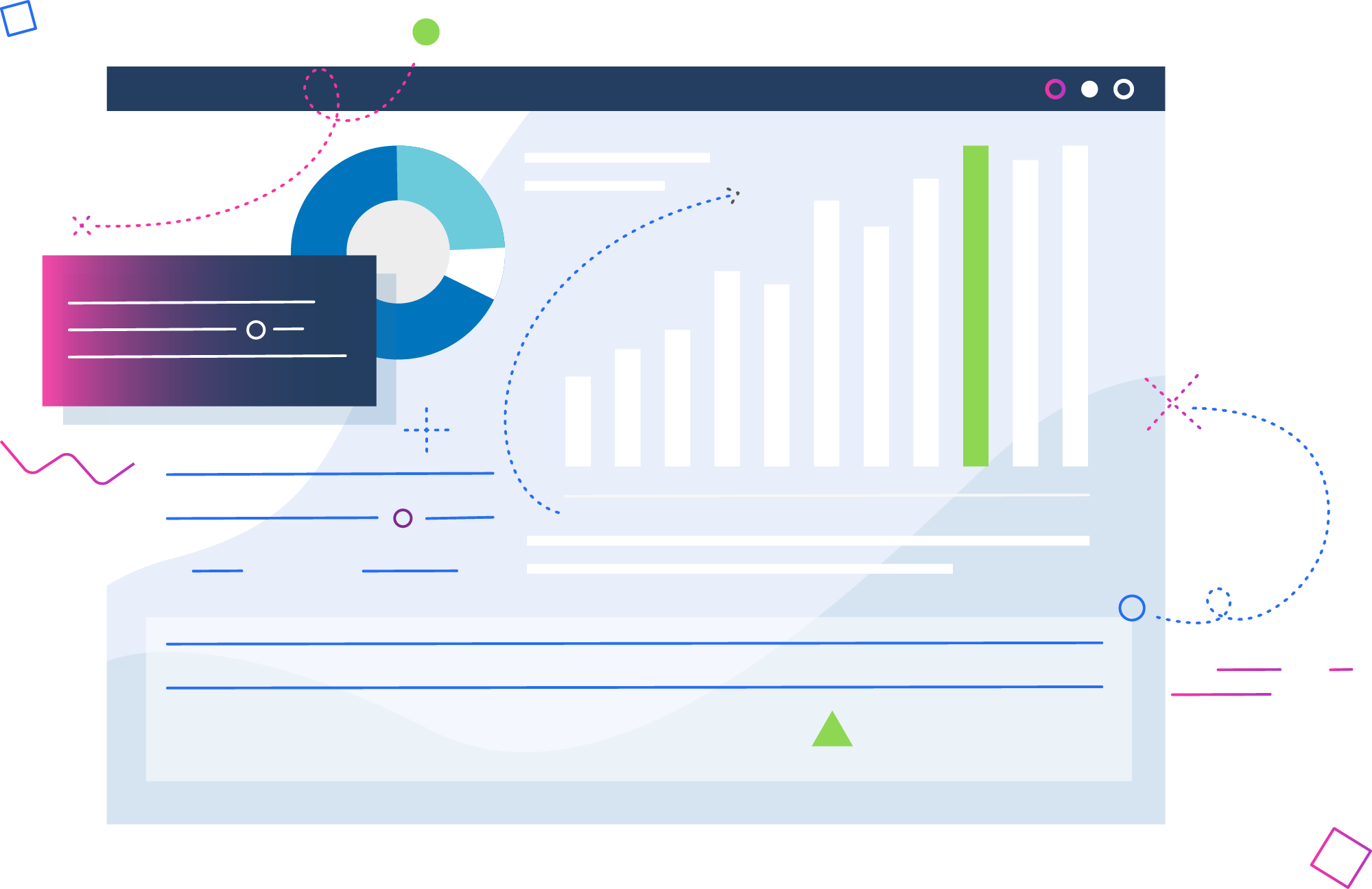 reporting dashboard showing speech analytics metrics